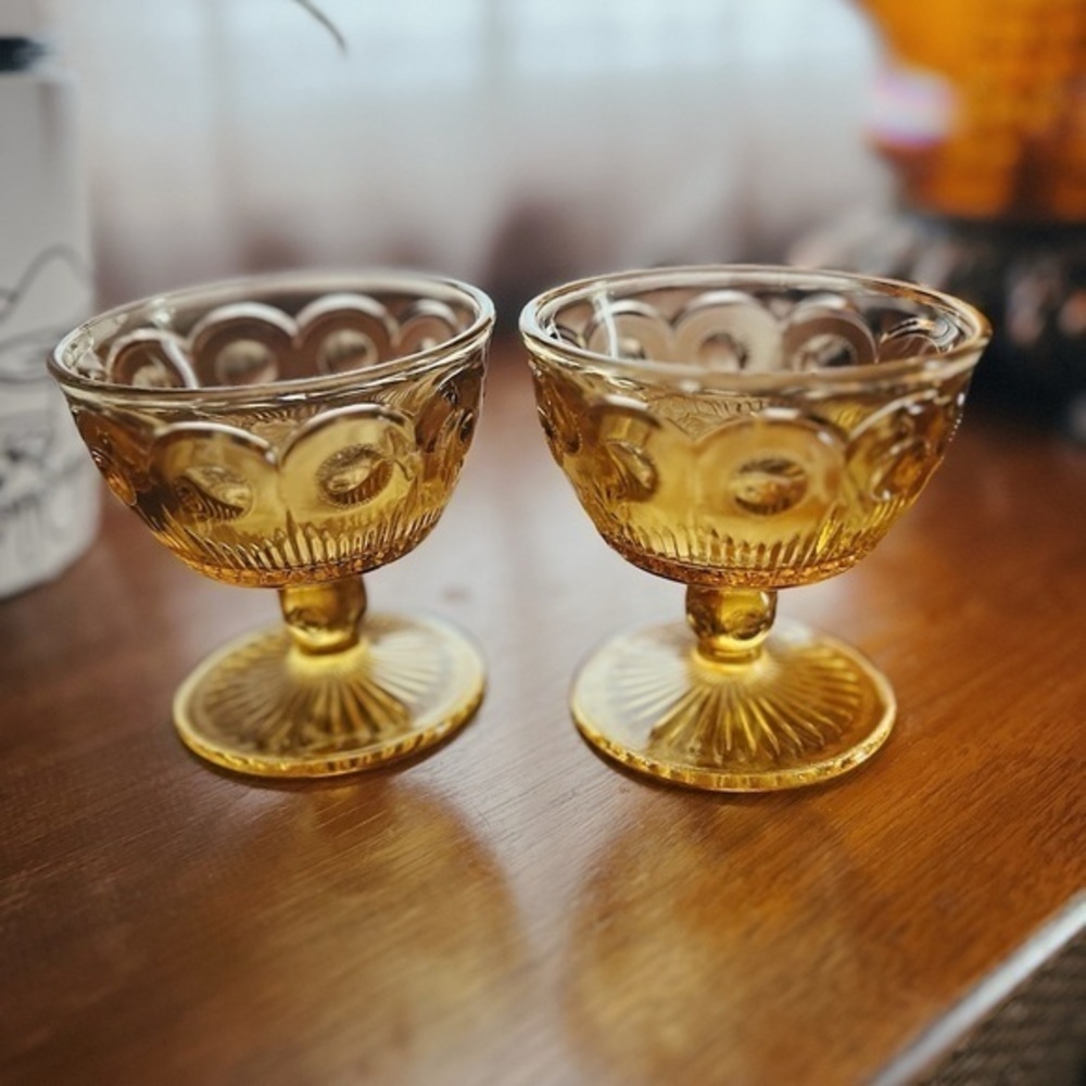 Vintage Bartlett-Collins St. Genevieve Champagne Glasses | Mid-Century Retro